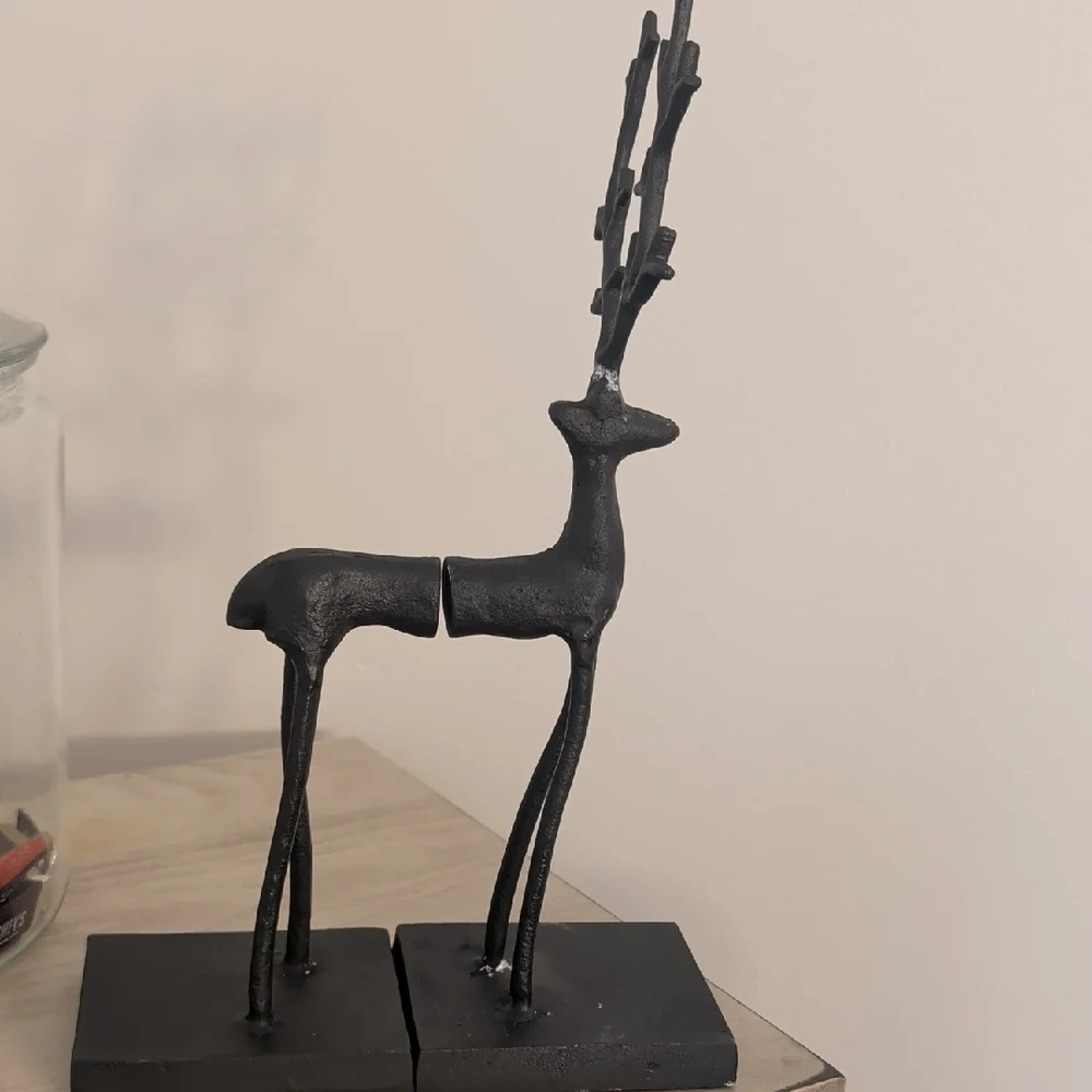 New Willians Sonoma Deer Bookends